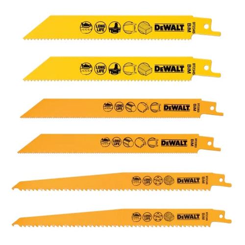 00c21775-7c35-452f-8f3e-5ef90cee3905 Dewalt Reciprocating Saw Blade DT2444 Set Of 6 Piece - Image 1