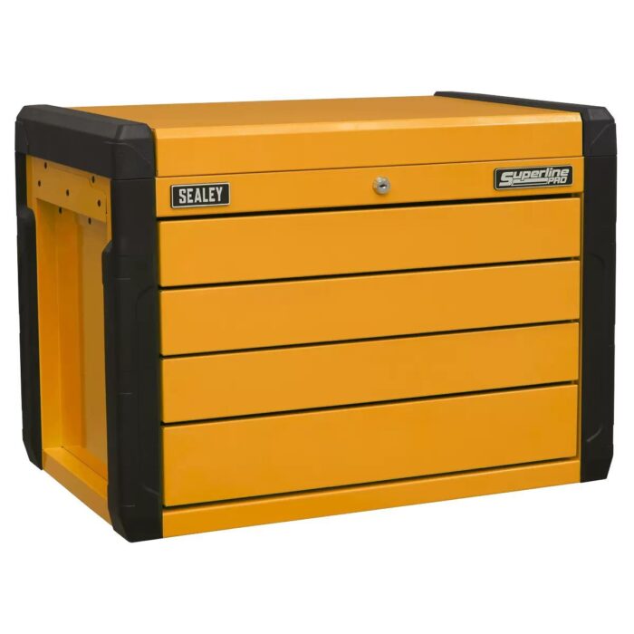 Sealey APPD4O 4-Drawer Push-to-Open Topchest Orange - Image 5