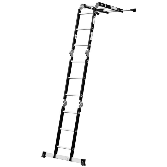 Excel 12 Tread Steel Multi-Purpose Combination Ladder with Platform - Image 9