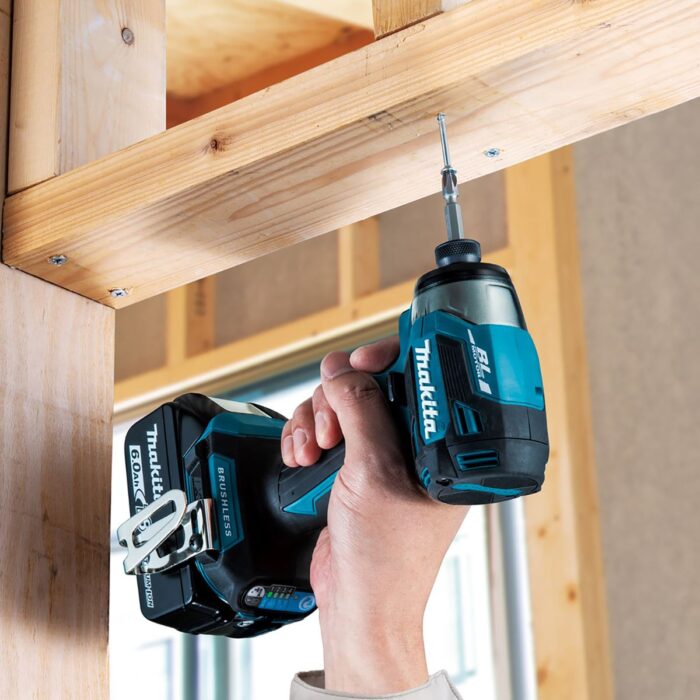 Makita DLX2549TJ 18V LXT Brushless Combi Drill & Impact Driver Twin Kit with 2 x 5.0Ah Battery Charger & Case - Image 10