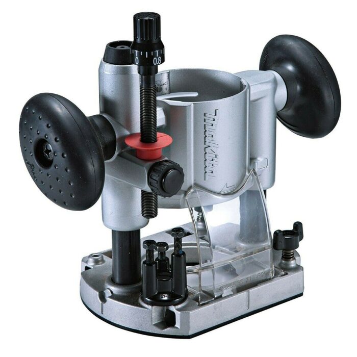 Makita 195563-0 Plunge Router Trimmer Base + Dust Nozzle 194733-8 + Guide Bush - Image 2