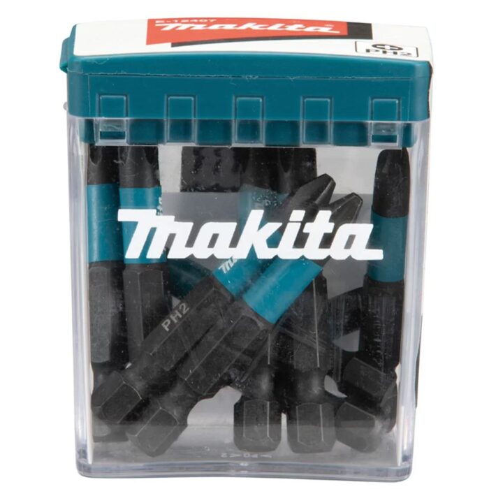 Makita E-12407 PH2 50mm Screw Impact Black Bit Set Of 10 Piece - Image 4