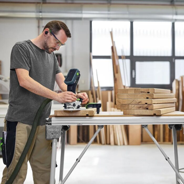 Festool MFKC 700 EB-Basic 18V Brushless Module Edge Router with 1 x 5.0Ah Battery Charger & Case - Image 6