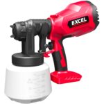 Excel 18V Cordless 1000ml Spray Gun with 1 x 4.0Ah Battery & Charger - Image 2
