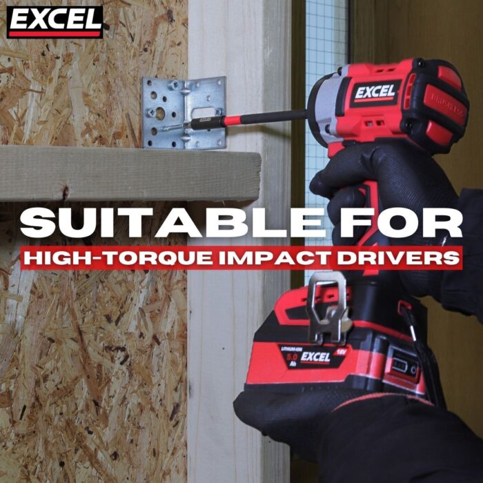 Excel 150mm Magnetic Impact Bit Holder with Blister Card Pack of 5 - Image 5