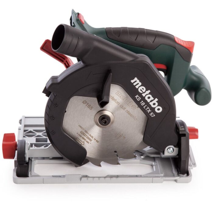 Metabo KS 18 LTX 57 18V 165mm Circular Saw with 1 x 4.0Ah Battery Charger & Metabox - Image 4