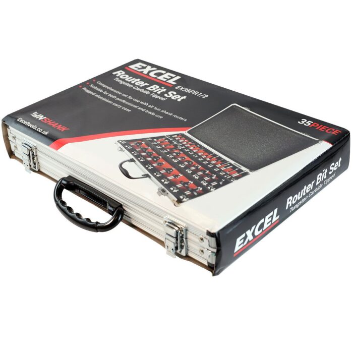 Excel 1/2in Shank Router Cutter Bit 35 Piece Set - Image 5