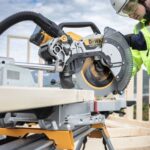 DeWalt DCS782XW2-GB 18V XR Brushless Slide Mitre Saw with 2 x 8.0Ah Battery Charger & Universal Leg Stand - Image 11