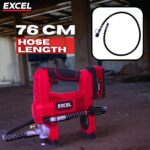 Excel 18V Cordless Grease Gun with 1 x 4.0Ah Battery & Charger - Image 9