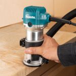 Makita RT0702CX4/2 240V Router Trimmer with 1/4" 12 Piece Cutter Set - Image 5