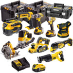 Dewalt DEWKIT92 18V Cordless 10 Piece Kit with 3 x 5.0Ah Batteries & Charger in Case