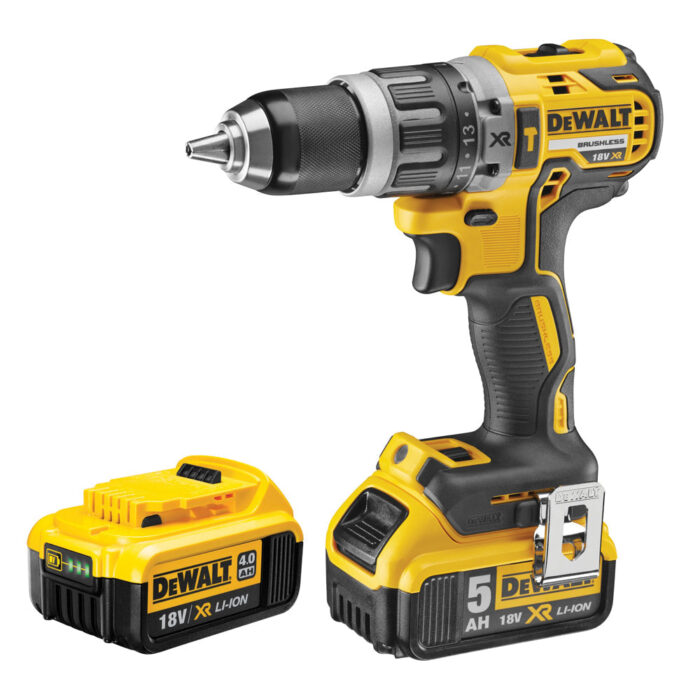 Dewalt DCD796P2 18V XR Brushless Combi Drill With 2 x 5.0Ah Batteries Charger In Case - SPL - Image 2