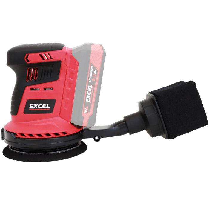 Excel 18V Cordless Rotary Sander 125mm (Battery & Charger Not Included) - Image 2