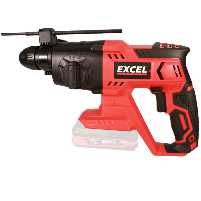 Excel 18V Cordless SDS-Plus Rotary Hammer Drill (Battery & Charger Not Included) - Image 10