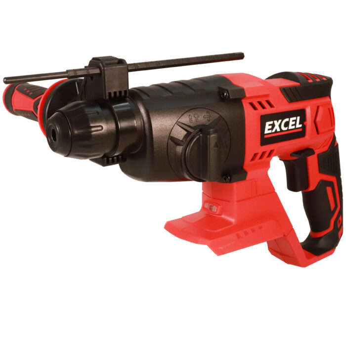 Excel 18V Cordless SDS-Plus Rotary Hammer Drill with 1 x 5.0Ah Battery Charger & Tool Bag EXL554B - Image 9