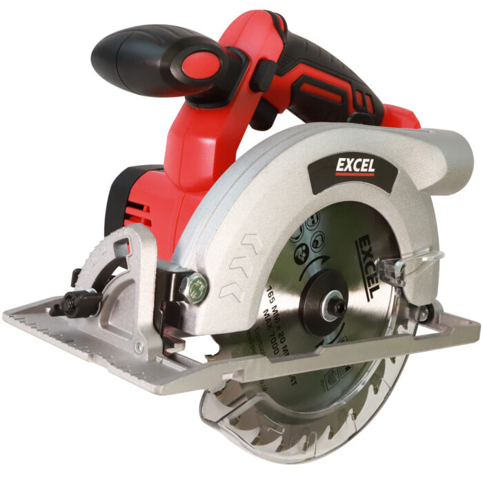 Excel 18V Cordless Circular Saw 165mm with 1 x 4.0Ah Battery Charger & Bag EXL10124 - Image 2