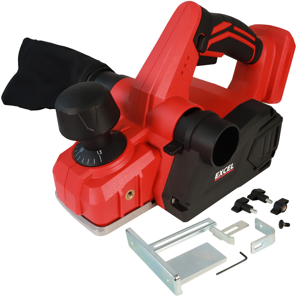 11754-a Excel 18V Cordless 82mm Planer (Battery & Charger Not Included) - Image 1