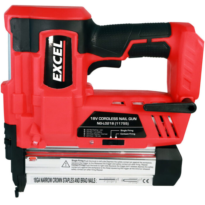 Excel 18V Cordless Second Fix Nailer with 1 x 4.0Ah Battery, Charger & Bag EXL10141 - Image 2