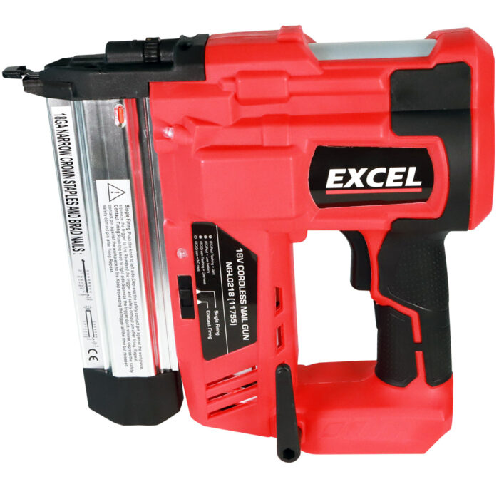 Excel 18V Cordless Second Fix Nailer (Battery & Charger Not Included) - Image 3