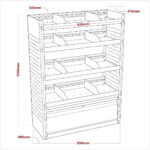 Sealey APMSVCOMBO1 Modular Flat Shelf Van Storage System - Image 5
