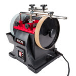 Excel 200mm Electric Wet Stone Grinder Sharpener 240V/180W with Honing Wheel - Image 2