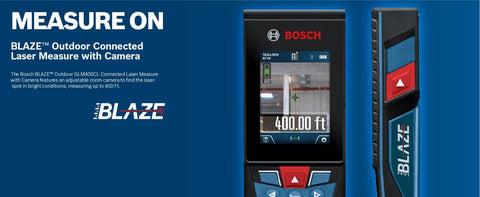 BOSCH GLM400CL Blaze Outdoor Pro 400' Camera Laser Distance Measure - GLM400CL