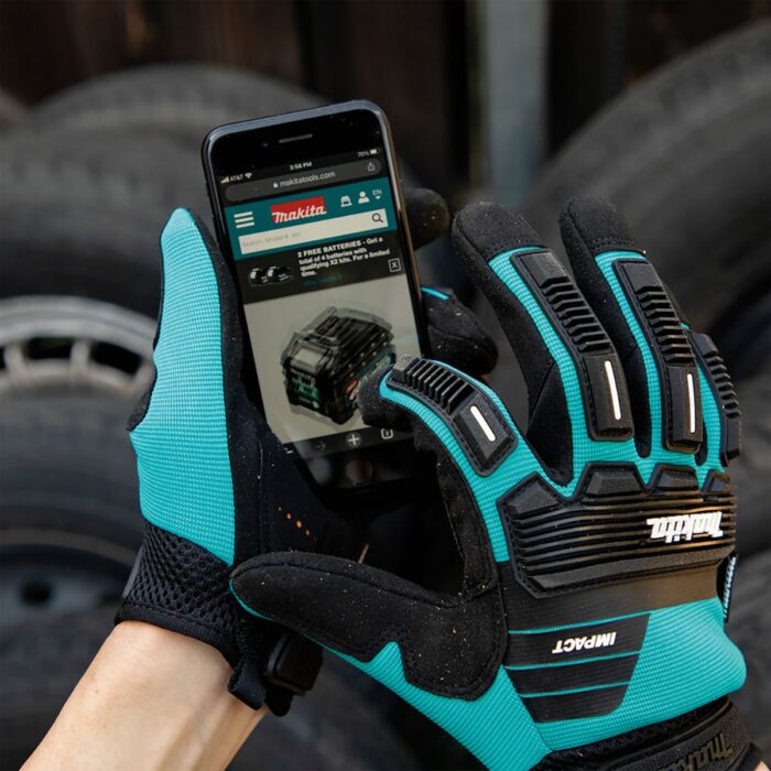 Makita P-84567 Advanced Impact Demolition Gloves Size Medium - Image 4