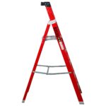 Excel Electricians Fibreglass Platform Step Ladder 5 Tread 1.81m EN131 - Image 3