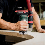 Metabo FMV 18 LTX BL 8 18V Brushless 1/4" Trim Router with 1 x 5.2Ah Battery Charger & Metabox - Image 5