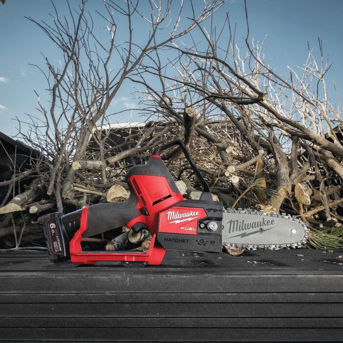 Milwaukee M12FHS-602X M12 Fuel 12V Brushless Hatchet Pruning Saw with 2 x 6.0Ah Batteries & Charger in Case 4933472213 - Image 8