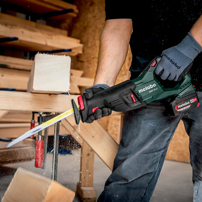 Metabo SSEP 18 LT 18V Reciprocating Saw with 1 x 5.2Ah Battery Charger & Metabox - Image 2