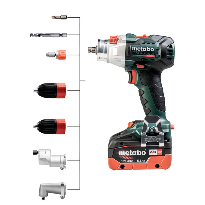 Metabo GB 18 LTX BL Q I 18V Brushless Tapper Drill Driver Body Only & Metabox 602362840 - Image 3