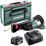 Metabo SSEP 18 LT 18V Reciprocating Saw with 1 x 5.2Ah Battery Charger & Metabox