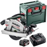Metabo KS 18 LTX 66 BL 18V Brushless 165mm Circular Saw with 1 x 5.2Ah Battery Charger & Metabox