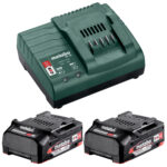 Metabo Basic Set 18V 2 x 2.0Ah LiPOWER Battery with SC 30 Charger 685161000