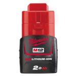 Milwaukee M12B2 12v 2.0Ah Red Lithium-Ion Battery 4932430064 - Image 2
