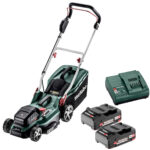 Metabo RM 36-18 LTX BL 36 36V Brushless Lawn Mower with 2 x 2.0Ah Battery & Charger