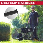 Excel 100L Wheelbarrow with Steel Tray - Image 8