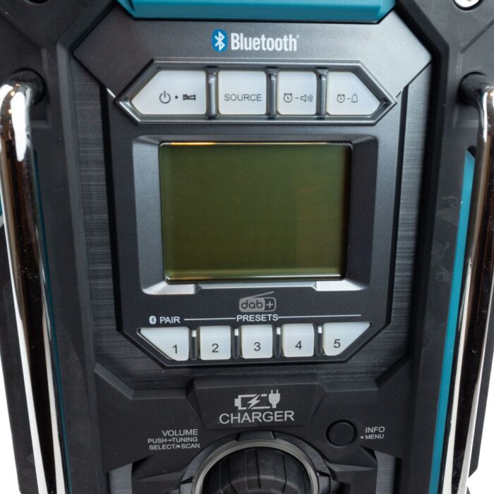 Makita DMR301 12Vmax CXT / 18V LXT DAB Job Site Bluetooth Radio Charger Body Only - Image 3