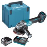 Makita GA012GZ01 40V Max XGT 115mm Brushless Angle Grinder with 2.5Ah Battery & Charger