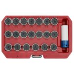 Sealey SX217 Locking Wheel Nut Key Set for BMW 21 Piece - Image 2