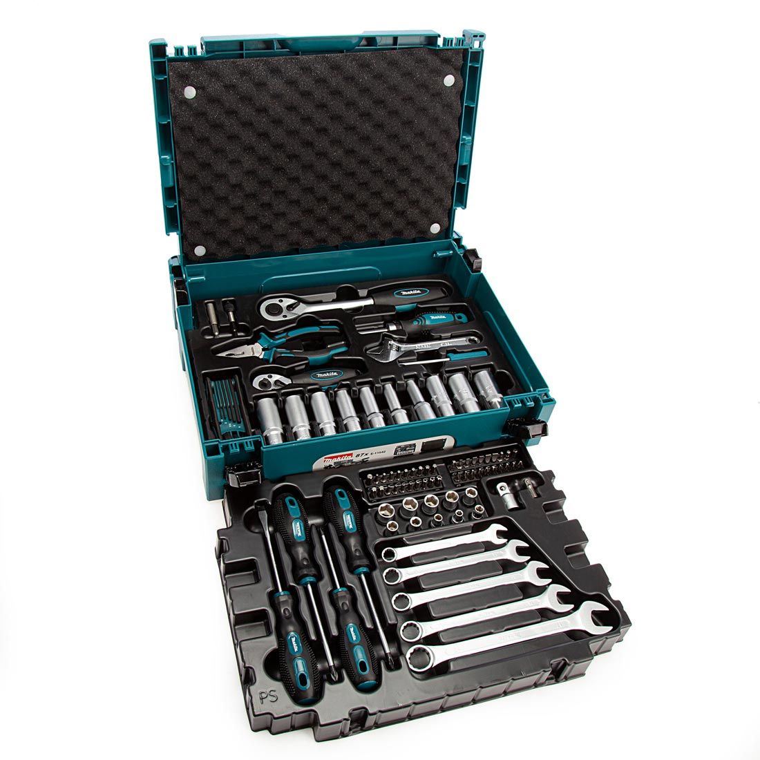 1c23d472-48b2-4024-a7cd-8101fc15b282 Makita E-11542 Makpac Hand Tool Set Of 87 Pieces In Case - Image 1