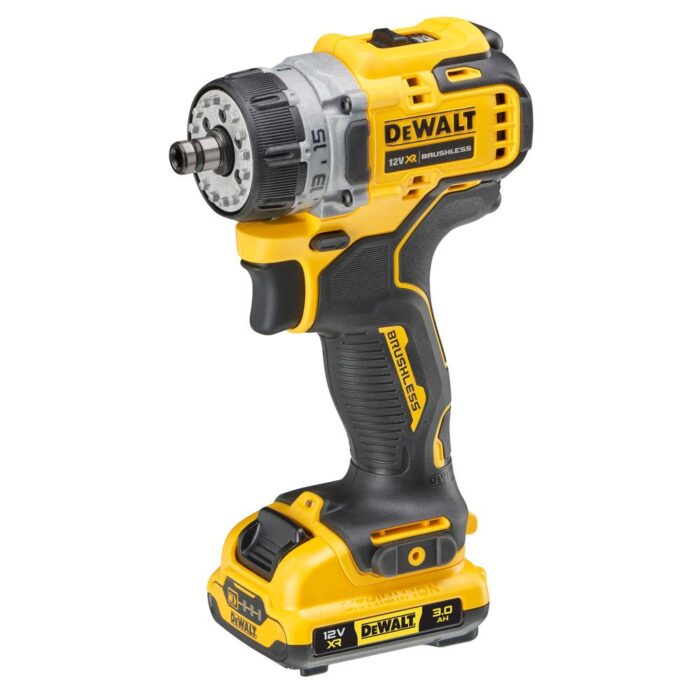 Dewalt DCD703L2T 12V XR Brushless Multi-head Drill Driver With 2 x 3.0Ah Batteries Charger In Case - Image 3