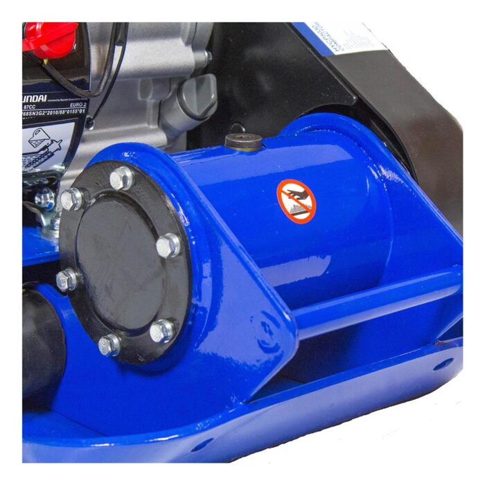 Hyundai HYCP5030 78.5cc Petrol Plate Compactor Wacker Plate with Wheel Kit and Paving Pad - Image 7
