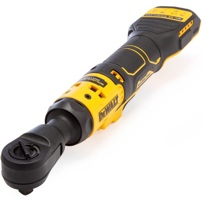 DeWalt DCF513N-XJ 18V XR Brushless 3/8" Open Head Ratchet with 1 x 9.0Ah Battery & Charger - Image 2