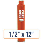 Heavy Duty Orange Wet Segmented Core Bits | General Purpose Concrete