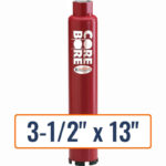 Turbo Wet Core Bit - Super Premium Red Turbo Wet Core Bit - Image 26