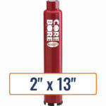 Turbo Wet Core Bit - Super Premium Red Turbo Wet Core Bit - Image 24