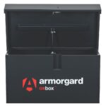 Armorgard OX1 OxBox Heavy-Duty Steel Van Box 885mm x 470mm x 450mm Secure Tool Storage Solution - Image 2