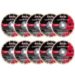Excel 115mm Diamond Blade Pro Grade Segmented Pack of 10